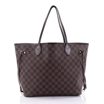 Louis Vuitton Neverfull Tote Damier MM Brown 2629704