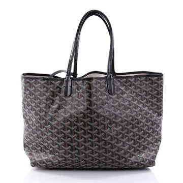 Goyard St. Louis Tote Coated Canvas PM Black 2630302