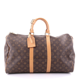 Louis Vuitton Keepall Bag Monogram Canvas 45 Brown 2630502