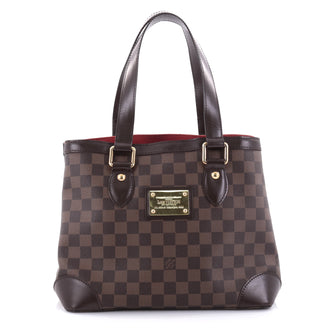Louis Vuitton Hampstead Handbag Damier PM Brown 2630503