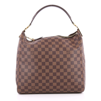 Louis Vuitton Portobello Handbag Damier PM Brown 2630701