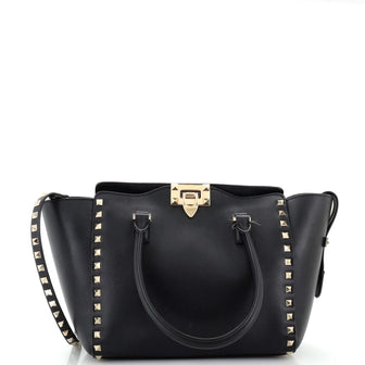 Valentino Garavani Rockstud Tote Rigid Leather Small
