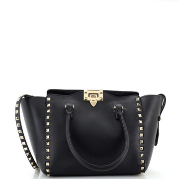 Valentino Garavani Rockstud Tote Rigid Leather Small