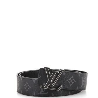 Louis Vuitton LV Initiales Reversible Belt Monogram Canvas and Leather Medium