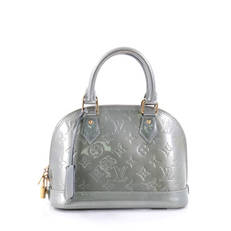 Louis Vuitton Alma Handbag Monogram Vernis BB Green 2632001