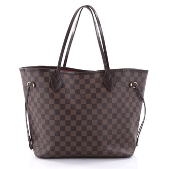 Louis Vuitton Neverfull Tote Damier MM Brown 2632503