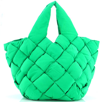 Bottega Veneta Padded Tote Intrecciato Nylon Large