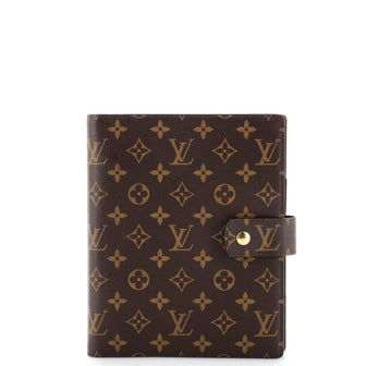 Louis Vuitton Ring Agenda Cover Monogram Canvas GM