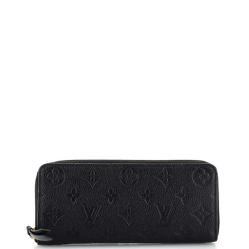 Louis Vuitton Clemence Wallet Monogram Empreinte Leather