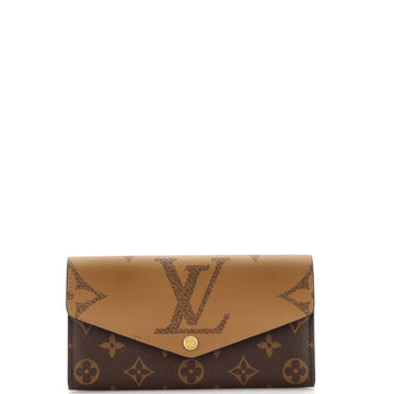 Louis Vuitton Sarah Wallet NM Reverse Monogram Giant and Monogram Canvas