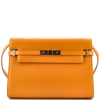 Saint Laurent Manhattan Shoulder Bag Leather Medium