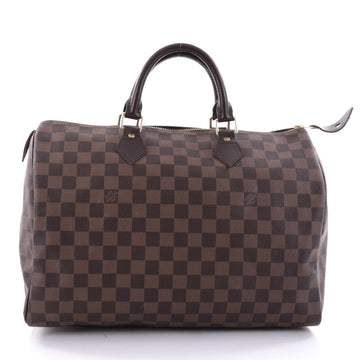 Louis Vuitton Speedy Handbag Damier 35 Brown 2635102