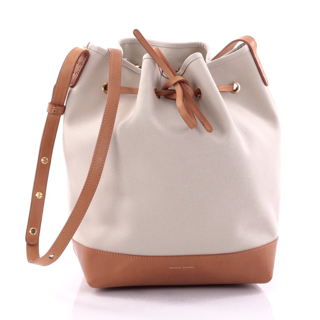Mansur Gavriel Bucket Bag Canvas Large 26361