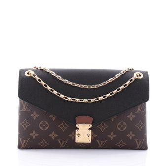Louis Vuitton Pallas Chain Shoulder Bag Monogram Canvas and Calf Leather Brown 2637201