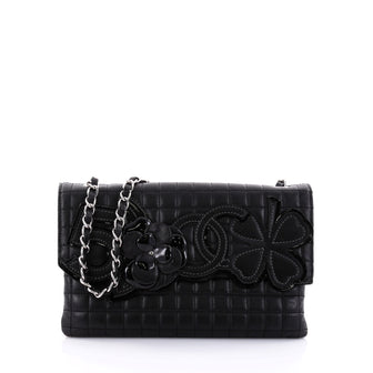 Chanel Camellia No.5 Chain Flap Bag Quilted Lambskin 2637602