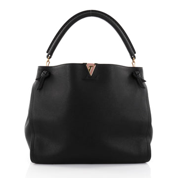 Louis Vuitton Tournon Handbag Leather Black 2637901