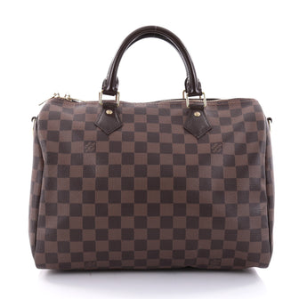 Louis Vuitton Speedy Bandouliere Bag Damier 30 Brown 2638302
