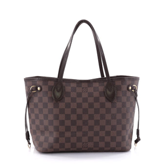 Louis Vuitton Neverfull NM Tote Damier PM Brown 2638704