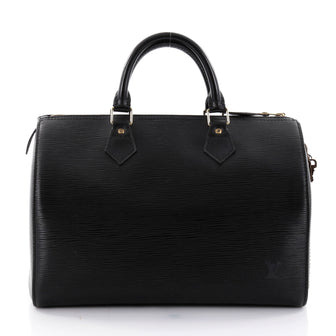 Louis Vuitton Speedy Handbag Epi Leather 30 Black 2639502