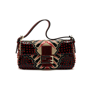 Fendi Baguette Lizard Skin Trim