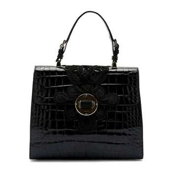 Prada Lucido Frame Crocodile Medium