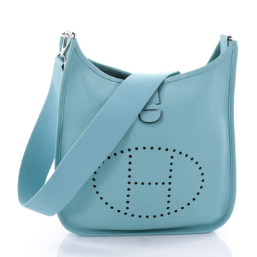 Hermes Evelyne Crossbody Gen III Epsom PM Blue 2642302