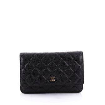 Chanel Wallet on Chain Quilted Caviar Black 2643003