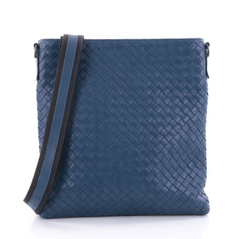 Bottega Veneta Flat Messenger Bag Intrecciato Nappa 2643601