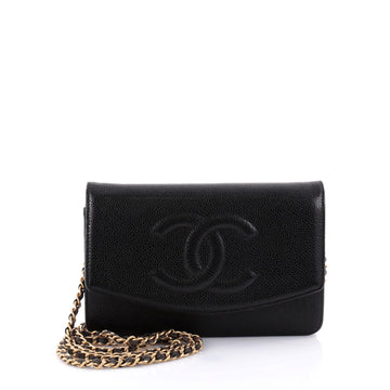 Chanel Vintage Timeless Wallet on Chain Caviar Black 2645203