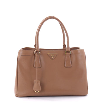 Prada Gardener's Tote Saffiano Leather Medium Brown 2648601
