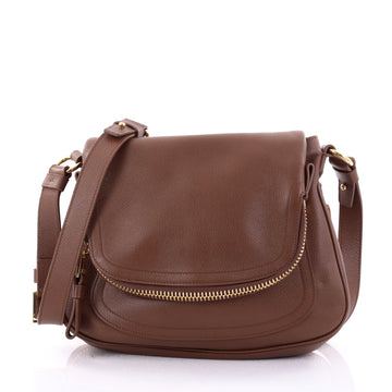 Tom Ford Jennifer Crossbody Bag Leather Medium Brown 2653803