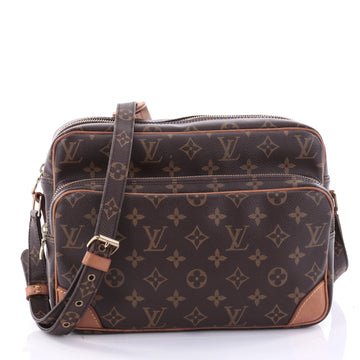 Louis Vuitton Nil Handbag Monogram Canvas 28 Brown 2654201