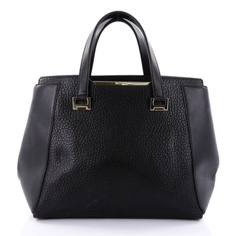 Jimmy Choo Alfie Handbag Leather Large Black 2654804