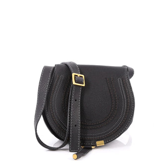 Chloe Marcie Crossbody Bag Leather Mini Black 2655601