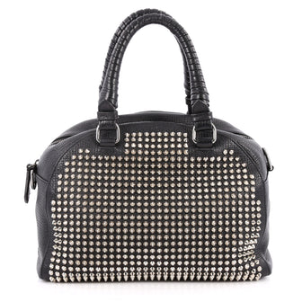 Panettone Convertible Satchel Spiked Leather Small