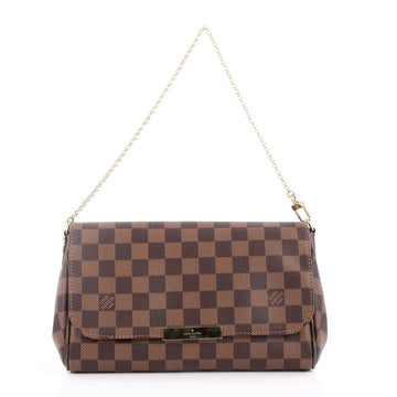 Louis Vuitton Favorite Handbag Damier MM Brown 2657801