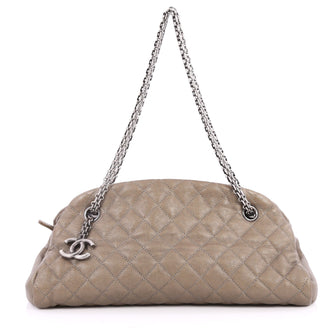 Chanel Just Mademoiselle Handbag Quilted Calfskin Medium 2659005