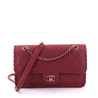 Chanel Happy Stitch Flap Bag Quilted Velvet Calfskin 2659301