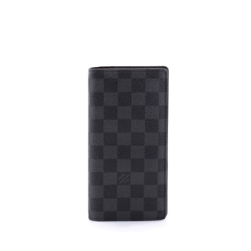 Louis Vuitton Brazza Wallet Damier Graphite Black 2660604