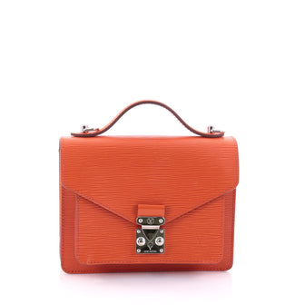 Louis Vuitton Monceau Handbag Epi Leather BB Orange 2660801