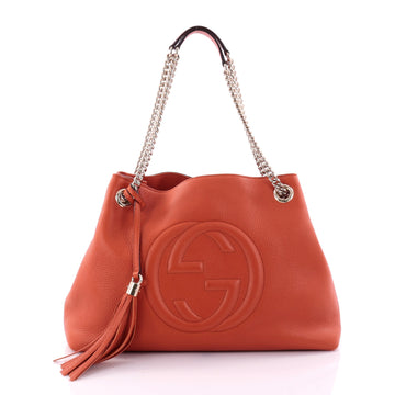 Gucci Soho Chain Strap Shoulder Bag Leather Medium 2660902