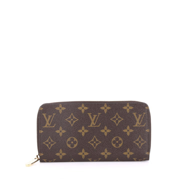 Louis Vuitton Zippy Wallet Monogram Canvas Brown 2661001