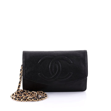 Chanel Vintage Timeless Wallet on Chain Caviar Black 2661104