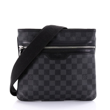 Louis Vuitton Thomas Handbag Damier Graphite Gray 2661203