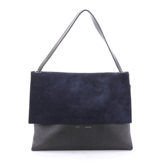 Celine All Soft Tote Suede Black 2662101