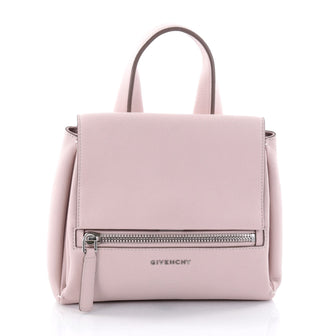Givenchy Pandora Pure Satchel Leather Mini Pink 2662201