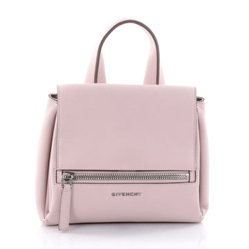 Givenchy Pandora Pure Satchel Leather Mini Pink 2662201