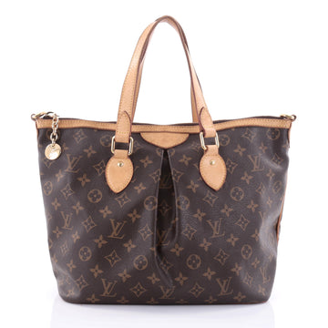 Louis Vuitton Palermo Handbag Monogram Canvas PM Brown 2663902