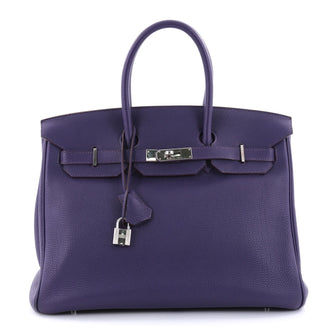 Hermes Birkin Handbag Purple Togo with Palladium 2665003