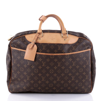 Louis Vuitton Alize Bag Monogram Canvas 24 Heures Brown 2666804